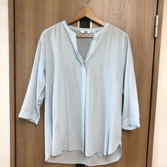 UNIQLO(ユニクロ)の※本日ラスト！シアーブラウス【セット割🌟】 レディースのトップス(シャツ/ブラウス(長袖/七分))の商品写真