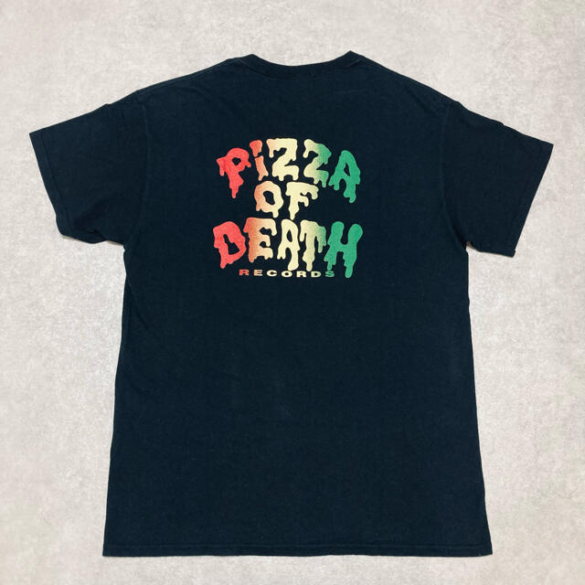 GILDAN(ギルタン)のWANIMA PIZZA OF DEATH プリント ラスタカラー Tシャツ M メンズのトップス(Tシャツ/カットソー(半袖/袖なし))の商品写真