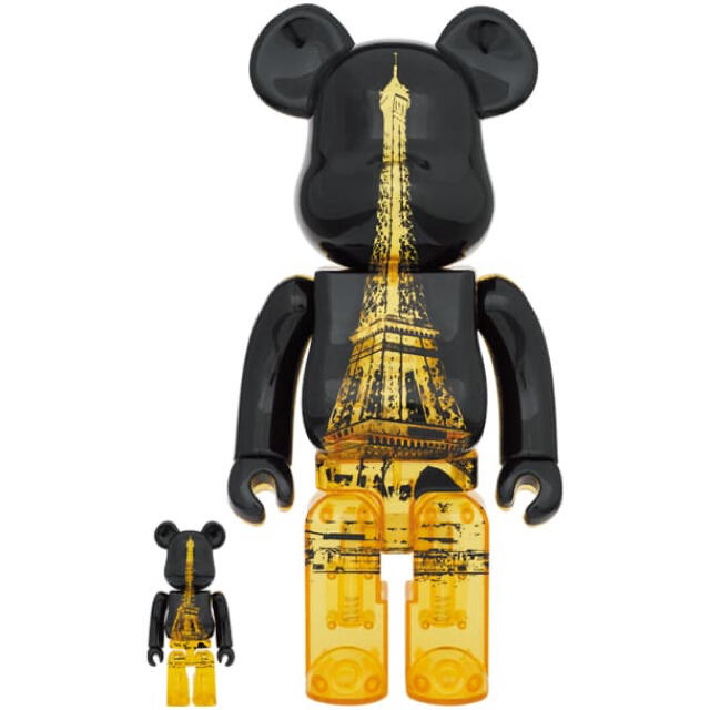 BE@RBRICK EIFFEL TOWER GOLDEN GOWN Ver.400%