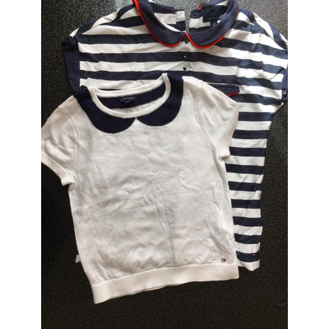 TOMMY(トミー)のTOMMYトップス2枚セット キッズ/ベビー/マタニティのキッズ服女の子用(90cm~)(Tシャツ/カットソー)の商品写真