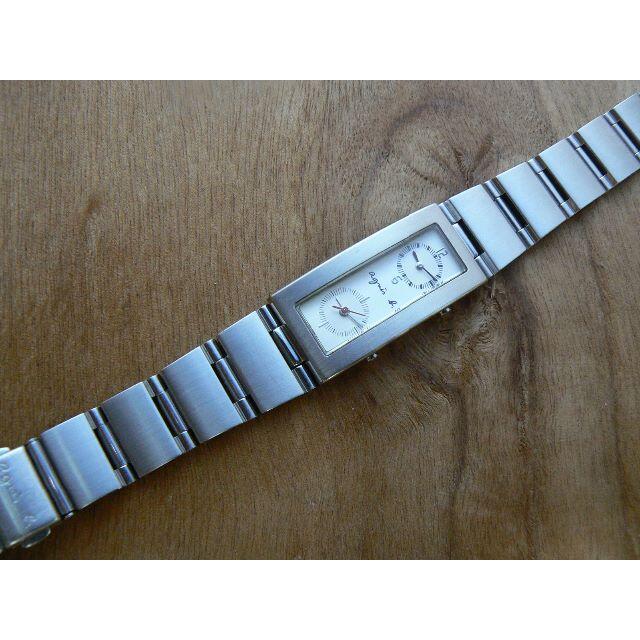 agnes b.(アニエスベー)の値下げ　アニエスベー　ディュアルタイム　レディース　電池交換済み レディースのファッション小物(腕時計)の商品写真