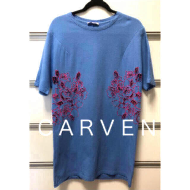 CARVEN(カルヴェン)の【美品】carven 刺繍ワンピース S レディースのワンピース(ひざ丈ワンピース)の商品写真