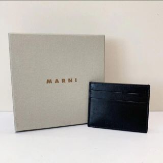 レザー☆未使用 マルニ MARNI バイカラー レザー カードケース