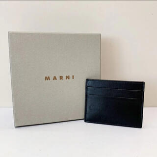 マルニ(Marni)の☆未使用 マルニ MARNI バイカラー レザー カードケース イタリア製(名刺入れ/定期入れ)