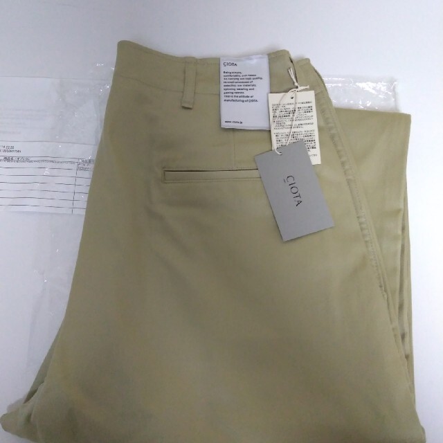 新品21SS CIOTA CHINO PANTS 5 シオタ チノパン パンツ