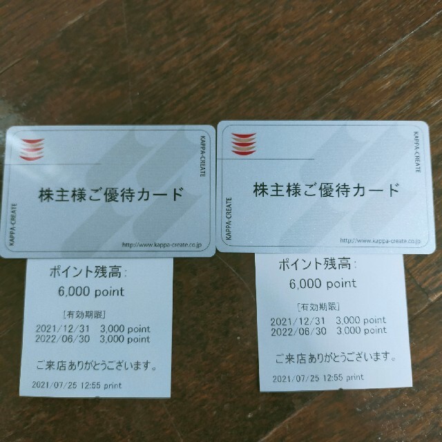カッパクリエイト 株主優待 12000円分 品質一番の noxcapital.de