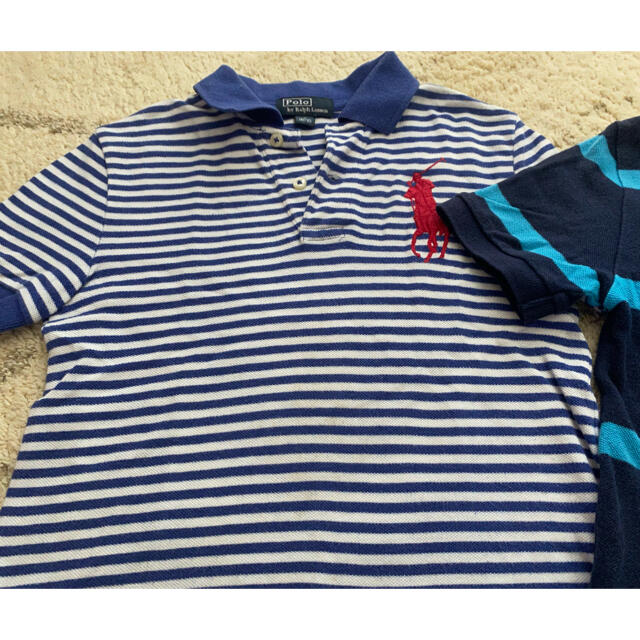 POLO RALPH LAUREN(ポロラルフローレン)の最終値下げ  ラルフローレン  ポロシャツ 2枚セット 130cm キッズ/ベビー/マタニティのキッズ服男の子用(90cm~)(Tシャツ/カットソー)の商品写真