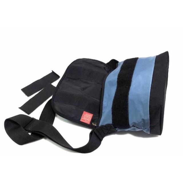 Manhattan Portage(マンハッタンポーテージ)のマンハッタンポーテージ メッセンジャーバッグ M N BLUE ブルー 切り返し メンズのバッグ(メッセンジャーバッグ)の商品写真