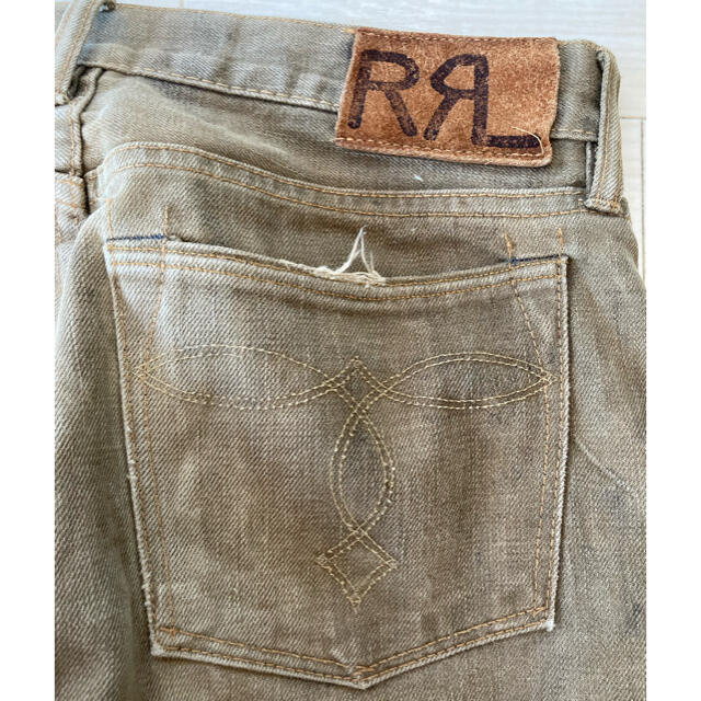 RRL アースカラーヴィンテージ加工デニム