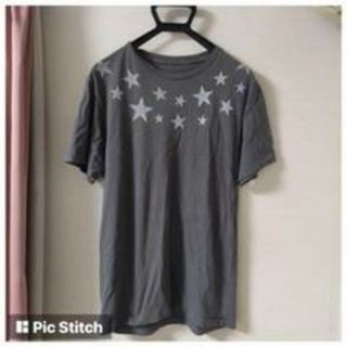 エム(M)のM THANK YOU FRIENDS スターT 星柄Tシャツ(Tシャツ/カットソー(半袖/袖なし))