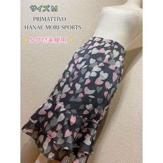 ハナエモリ(HANAE MORI)のHANAE MORI SPORTS 膝丈スカート サテン地の様なサラサラ感♪(ひざ丈スカート)