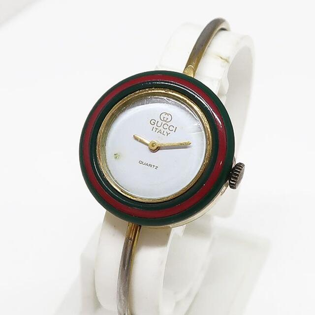 Gucci(グッチ)の訳あり 稼働品 GUCCI グッチ 初期 チェンジベゼル 腕時計 レディースのファッション小物(腕時計)の商品写真