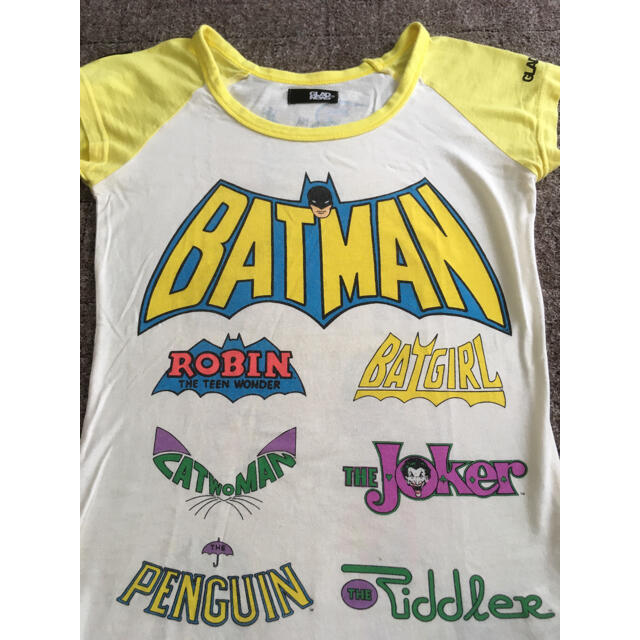 GLAD NEWS(グラッドニュース)のグラッドニュース GLAD NEWS DCコミック 半袖Tシャツ バッドマン レディースのトップス(Tシャツ(半袖/袖なし))の商品写真