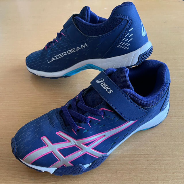 asics(アシックス)のasics LAZERBEAM SE-MG ブルー系 21.5cm キッズ/ベビー/マタニティのキッズ靴/シューズ(15cm~)(スニーカー)の商品写真