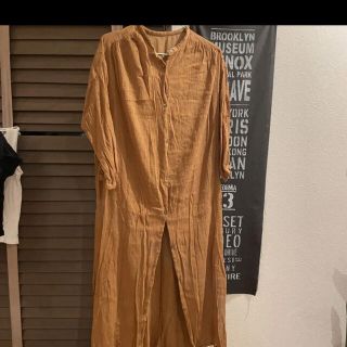 フリークスストア(FREAK'S STORE)のゆき様専用　フリークスストア　ノーカラーシャツワンピース(ロングワンピース/マキシワンピース)