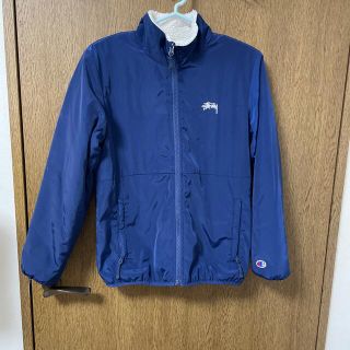 ステューシー(STUSSY)のSTUSSY×チャンピョン　ダブルネームのリバーシブルフリース(ジャケット/上着)