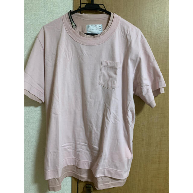 sacai サカイ ジップレイヤードTシャツ サイズ2