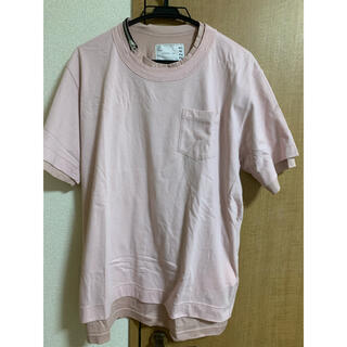 サカイ(sacai)のsacai サカイ ジップレイヤードTシャツ サイズ2(Tシャツ/カットソー(半袖/袖なし))