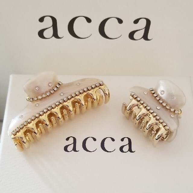 バレッタ/ヘアクリップ限定品◇acca アッカ◇希少レアなダブルコラーナ