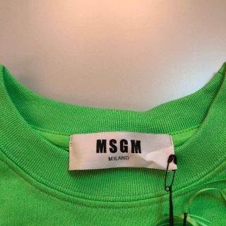 MSGM - ○MSGM トレーナー2542MDM190 184945 34 グリーン Mの通販 by