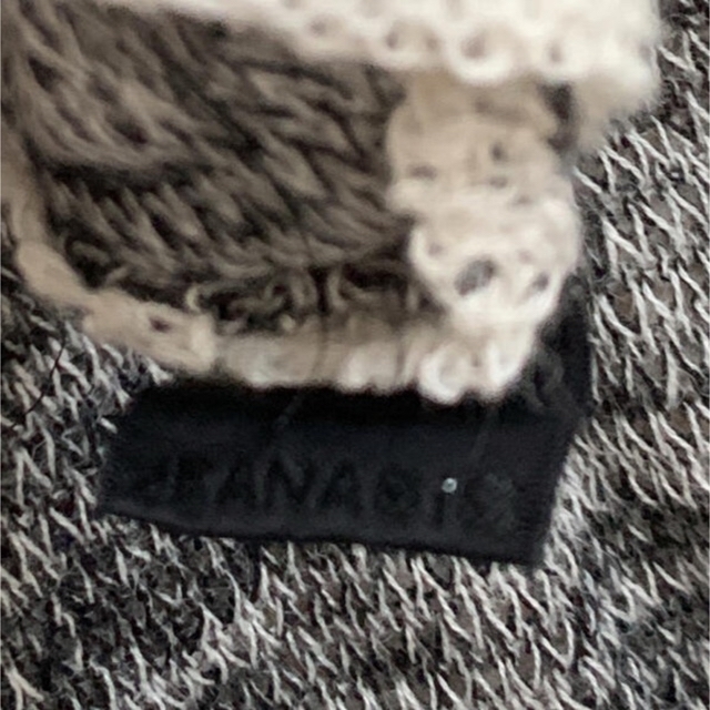 JEANASIS(ジーナシス)のJEANASIS  ポンチョ  カーディガン  羽織り  丈長  グレー レディースのトップス(カーディガン)の商品写真