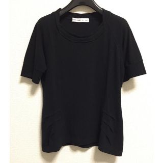 ヨウジヤマモト(Yohji Yamamoto)のKEIKO KISHI■ケイコキシ トップス Tシャツ 半袖 黒(カットソー(半袖/袖なし))