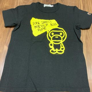 アベイシングエイプ(A BATHING APE)のエイプ　Tシャツ　XSサイズ(Tシャツ(半袖/袖なし))