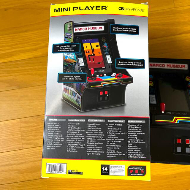 BANDAI NAMCO Entertainment(バンダイナムコエンターテインメント)のナムコミュージアム　MINI PLAYER RETRO ARCADE エンタメ/ホビーのゲームソフト/ゲーム機本体(携帯用ゲーム機本体)の商品写真