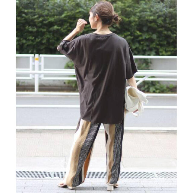 SLOBE IENA ピースダイBIGTシャツ　グレー　スローブイエナ