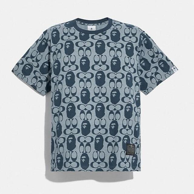 【最安値挑戦！】 A 完売 新品 Tシャツ COACH X BAPE - APE BATHING Tシャツ/カットソー(半袖/袖なし)