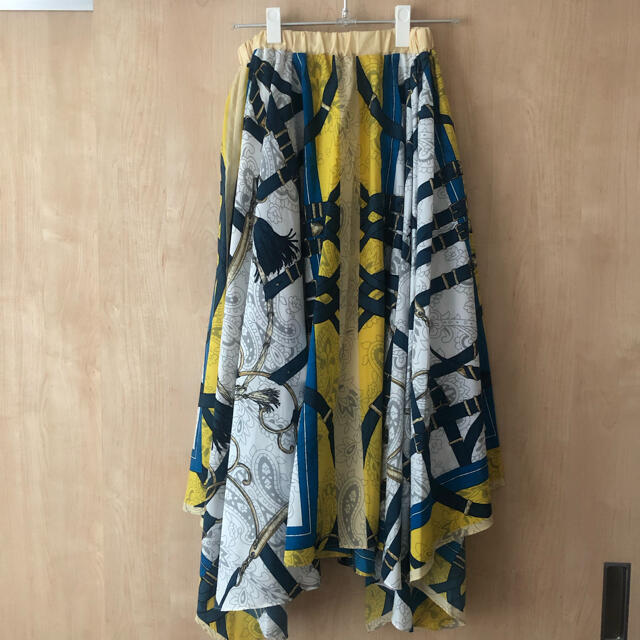 JEANASIS(ジーナシス)のスカーフアシメスカート レディースのスカート(ロングスカート)の商品写真