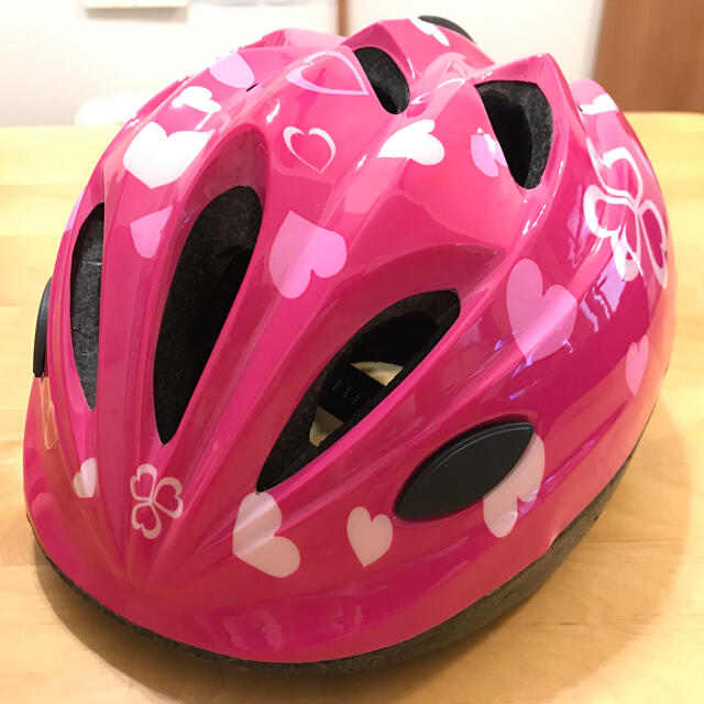 さらに値下 送料無料こども用ヘルメット3歳〜8歳用　女の子に人気のピンク