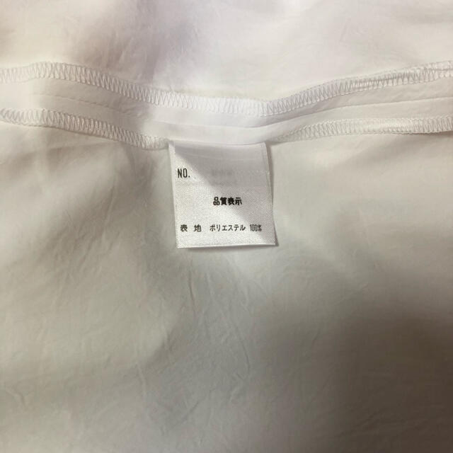新品タグ付 LOUNIE 襟レース フレンチスリーブブラウス 白
