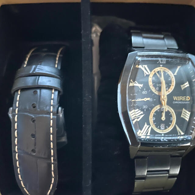 WIRED(ワイアード)のWIREDの黒の腕時計 メンズの時計(腕時計(アナログ))の商品写真
