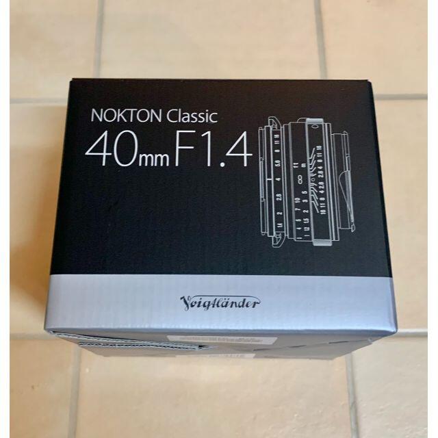【新品未開封】NOKTON classic 40mm F1.4 S.C. 単層