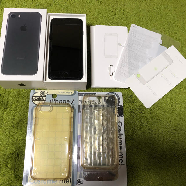 iPhone7 ブラック 32G simフリー - スマートフォン本体