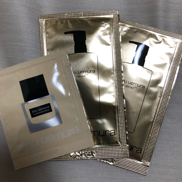 shu uemura(シュウウエムラ)の専用出品です！！！シュウウエムラ　サンプル3点 コスメ/美容のキット/セット(サンプル/トライアルキット)の商品写真