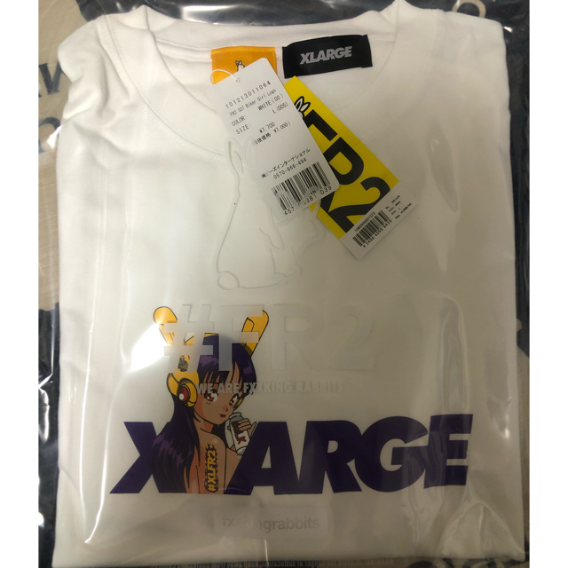 XLARGE(エクストララージ)の最終値下げ XLARGE FR2 Biker Girl Logo Tシャツ L メンズのトップス(Tシャツ/カットソー(半袖/袖なし))の商品写真