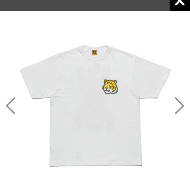 A BATHING APE(アベイシングエイプ)のhuman made t-shirt kaws #4 白　 メンズのトップス(Tシャツ/カットソー(半袖/袖なし))の商品写真