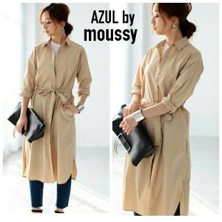 アズールバイマウジー(AZUL by moussy)のAZUL by monssy ロングシャツ(シャツ/ブラウス(長袖/七分))