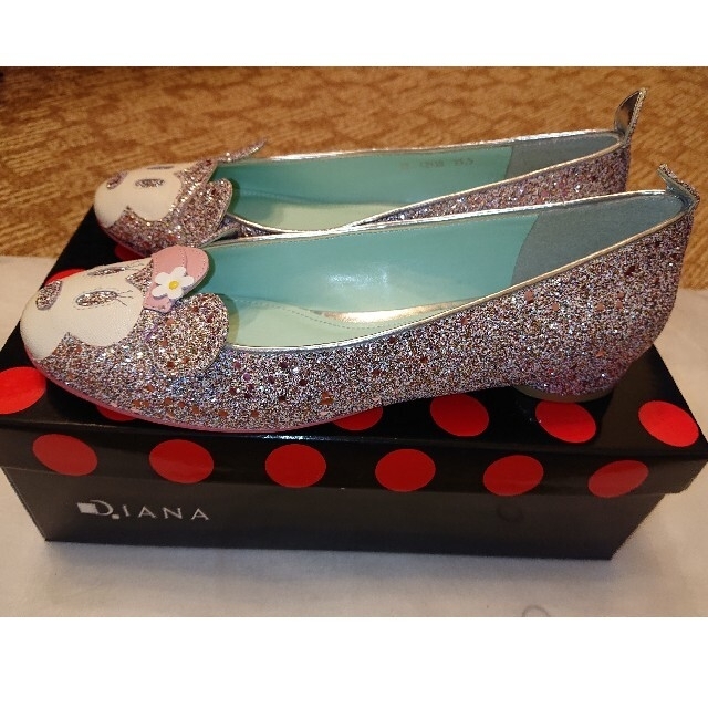 DIANA(ダイアナ)のアリエルさま ご専用DIANA ミッキー ミニー フラットシューズ レディースの靴/シューズ(ハイヒール/パンプス)の商品写真