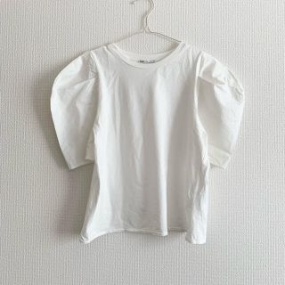 ザラ(ZARA)のZARA ザラ　Tシャツ カットソー　トップス　レディース　白/ホワイト(カットソー(半袖/袖なし))