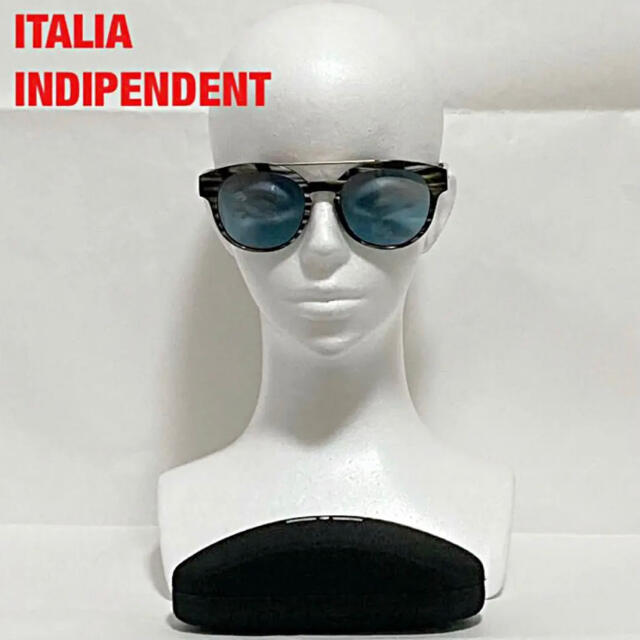 ITALIA INDIPENDENT(イタリアインディペンデント)の【高級】ITALIA INDIPENDENT　サングラス　ツーブリッジ レディースのファッション小物(サングラス/メガネ)の商品写真