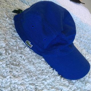 ラコステ(LACOSTE)の激安 ラコステ 帽子 キャップ ほぼ未使用品 サイズ58cm(キャップ)