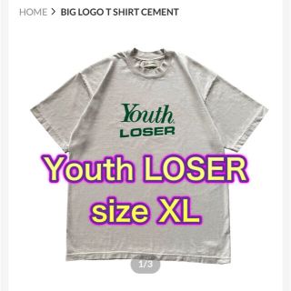 シュプリーム(Supreme)のYouth LOSER ユースルーザー Tシャツ セメント XL(Tシャツ/カットソー(半袖/袖なし))