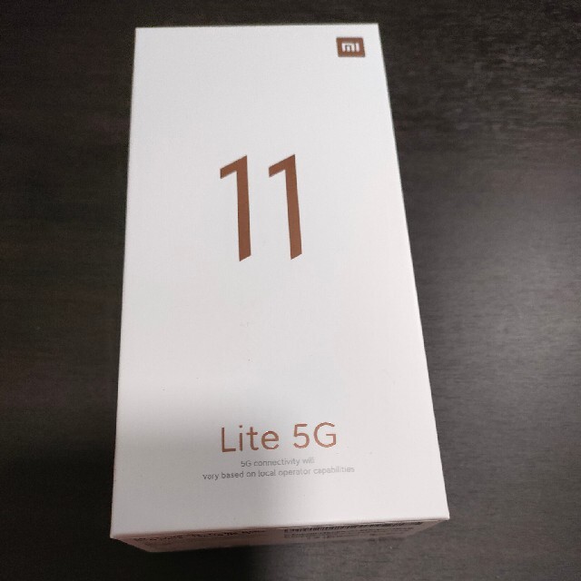 Xiaomi　mi 11 lite 5G ブラック　ほぼ新品　手帳型ケース付