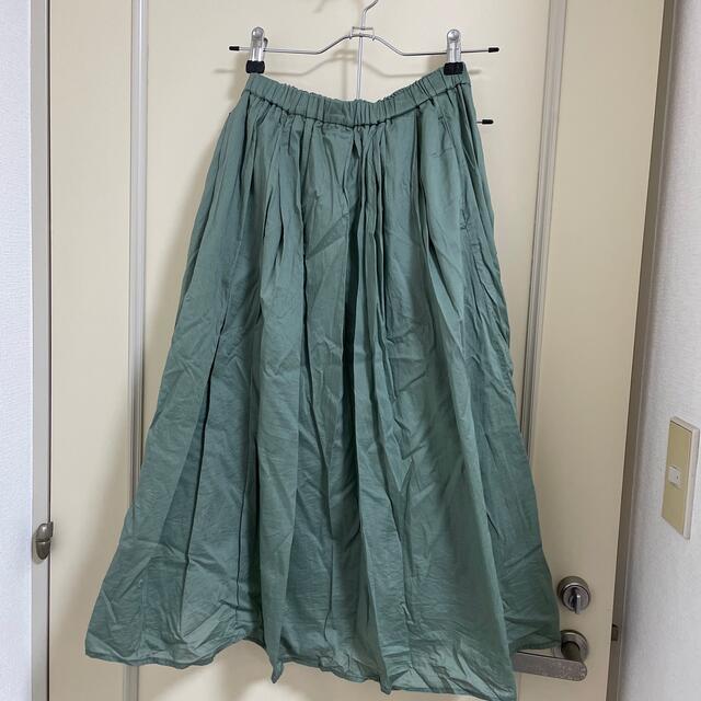 UNIQLO(ユニクロ)のユニクロ　コットンスカート レディースのスカート(ロングスカート)の商品写真