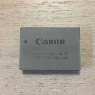 キヤノン(Canon)の【動作未確認】バッテリーパック NB-5L(バッテリー/充電器)