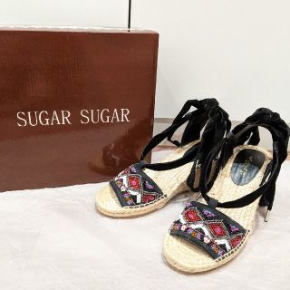 シュガーシュガー(Sugar Sugar)の新品 SUGAR SUGAR サンダル 未使用 ウェッジソール シュガーシュガー(サンダル)