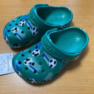 クロックス(crocs)の新品 16.5㎝ クロックス クラシック スポーツ ボール クロッグ(サンダル)